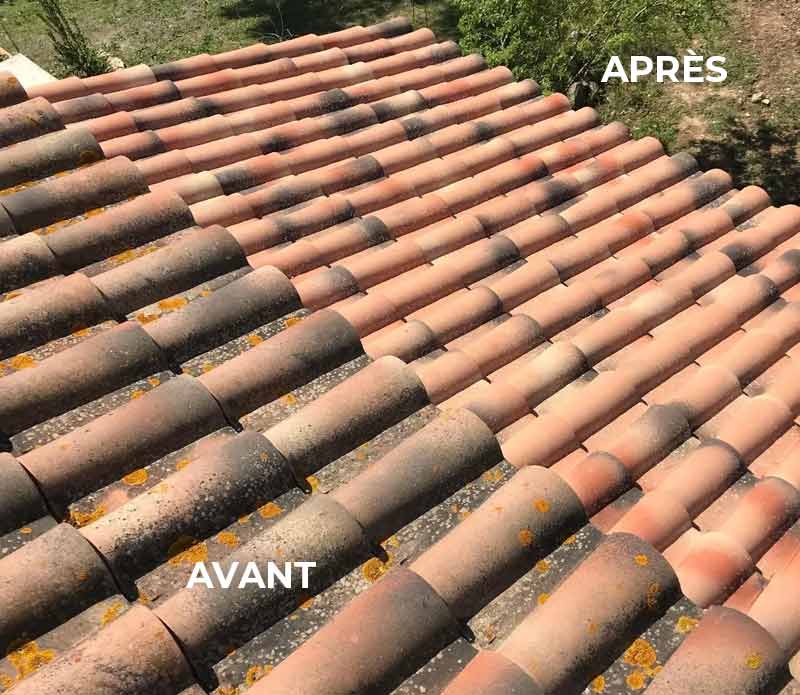 Nettoyage toiture - PROVIGNAL TOITURE : Artisan couvreur basé à Montauban intervient dans le Tarn-et-Garonne (82), la Haute-Garonne (31) et le Tarn (81)  : nettoyage, protection anti-mousse toiture, démoussage. Application d’un revêtement peinture hydrofuge coloré de toit. Artisan couvreur dans le Tarn-et-Garonne (82), la Haute-Garonne (31) et le Tarn (81).